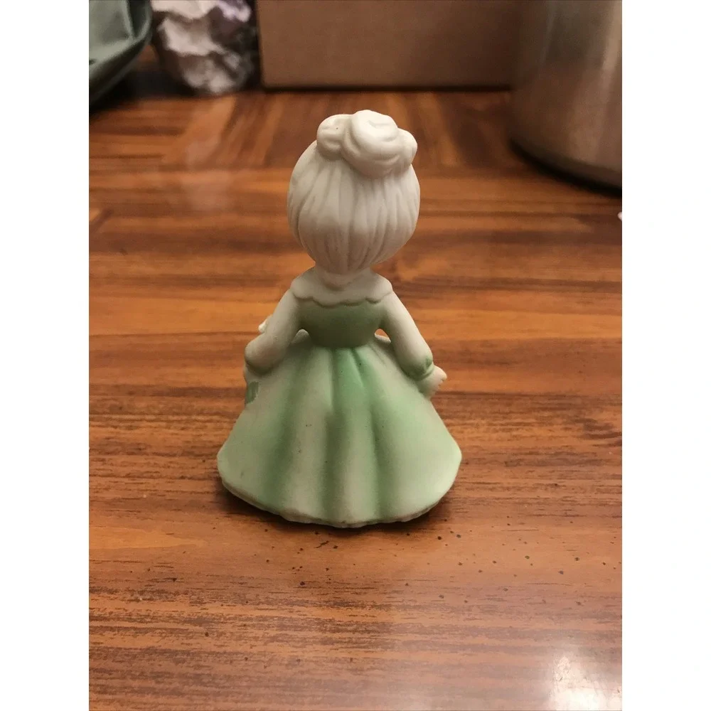 Vintage Lefton‎ August Birthday Green Girl figurine 4 1/4